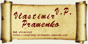 Vlastimir Pramenko vizit kartica